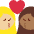 Kiss Woman Woman Medium Light Skin Tone Medium Dark Skin Tone Emoji from Twemoji Set