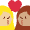 Kiss Woman Woman Medium Light Skin Tone Medium Skin Tone Emoji from Twemoji Set