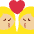 Kiss Woman Woman Medium Light Skin Tone Emoji from Twemoji Set