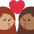Kiss Woman Woman Medium Skin Tone Medium Dark Skin Tone Emoji from Twemoji Set