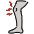 Knee Pain Emoji from OpenMoji Set