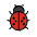 Lady Beetle Emoji from OpenMoji Set