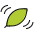 Leaf Fluttering In Wind Emoji from OpenMoji Set