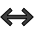 Left Right Black Arrow Emoji from OpenMoji Set