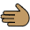 Leftwards Hand Medium Skin Tone Emoji from OpenMoji Set