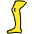 Leg Emoji from OpenMoji Set