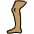 Leg Medium Skin Tone Emoji from OpenMoji Set