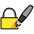 Locked With Pen Emoji from OpenMoji Set