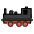 Locomotive Emoji from OpenMoji Emoji Set