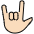 Love You Gesture Light Skin Tone Emoji from OpenMoji Set