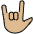 Love You Gesture Medium Light Skin Tone Emoji from OpenMoji Set