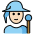 Mage Light Skin Tone Emoji from OpenMoji Set
