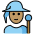Mage Medium Skin Tone Emoji from OpenMoji Set