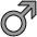 Male Sign Emoji from OpenMoji Set