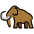 Mammoth Emoji from OpenMoji Emoji Set