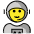 Man Astronaut Emoji from OpenMoji Set