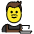Man Barista Emoji from OpenMoji Set