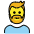 Man Beard Emoji from OpenMoji Set