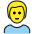 Man Blond Hair Emoji from OpenMoji Set