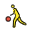Man Bouncing Ball Emoji from OpenMoji Set