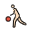 Man Bouncing Ball Light Skin Tone Emoji from OpenMoji Set
