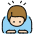 Man Bowing Light Skin Tone Emoji from OpenMoji Set