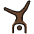 Man Cartwheeling Dark Skin Tone Emoji from OpenMoji Set