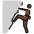 Man Climbing Dark Skin Tone Emoji from OpenMoji Set