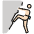 Man Climbing Light Skin Tone Emoji from OpenMoji Set