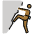 Man Climbing Medium Dark Skin Tone Emoji from OpenMoji Set