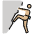 Man Climbing Medium Light Skin Tone Emoji from OpenMoji Set