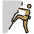 Man Climbing Medium Skin Tone Emoji from OpenMoji Set