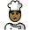 Man Cook Medium Dark Skin Tone Emoji from OpenMoji Set