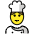 Man Cook Emoji from OpenMoji Set