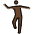 Man Dancing Dark Skin Tone Emoji from OpenMoji Set