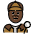 Man Detective Dark Skin Tone Emoji from OpenMoji Set
