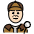 Man Detective Light Skin Tone Emoji from OpenMoji Set