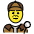 Man Detective Emoji from OpenMoji Set