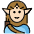 Man Elf Light Skin Tone Emoji from OpenMoji Set