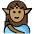 Man Elf Medium Skin Tone Emoji from OpenMoji Set