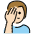 Man Facepalming Light Skin Tone Emoji from OpenMoji Set