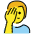 Man Facepalming Emoji from OpenMoji Set