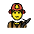 Man Firefighter Emoji from OpenMoji Set