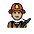 Man Firefighter Medium Light Skin Tone Emoji from OpenMoji Set