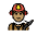 Man Firefighter Medium Skin Tone Emoji from OpenMoji Set