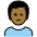 Man Frowning Medium Dark Skin Tone Emoji from OpenMoji Set