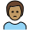 Man Frowning Medium Skin Tone Emoji from OpenMoji Set