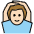 Man Gesturing Ok Light Skin Tone Emoji from OpenMoji Set