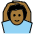 Man Gesturing Ok Medium Dark Skin Tone Emoji from OpenMoji Set