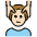 Man Getting Massage Light Skin Tone Emoji from OpenMoji Set